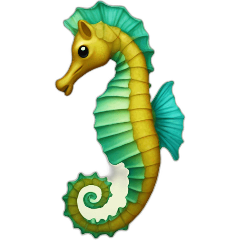 seahorse streng emoji