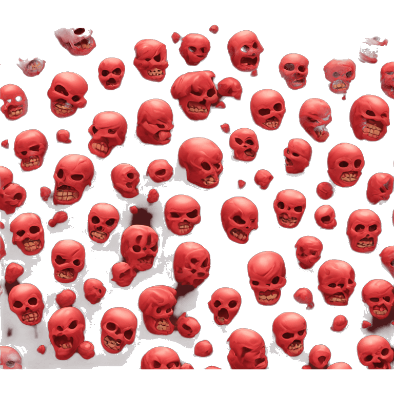 Red skull emoji