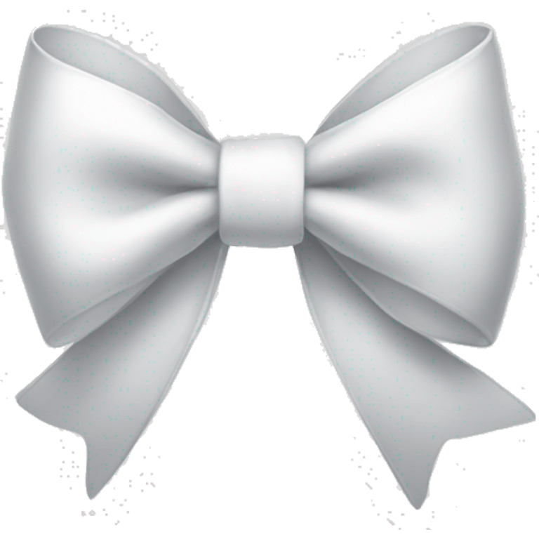 White bow emoji