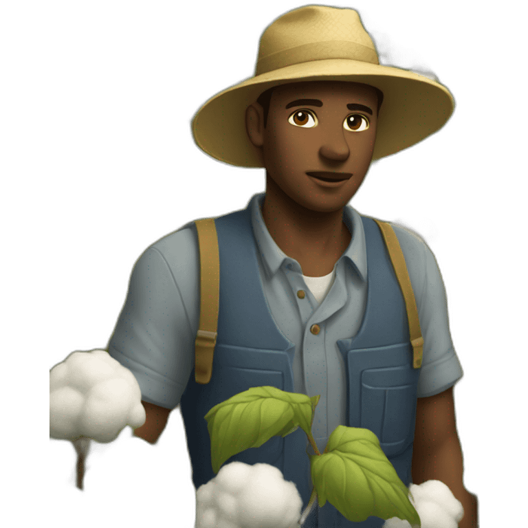 cotton-field-worker emoji