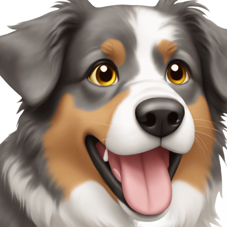 australian shepherd  emoji