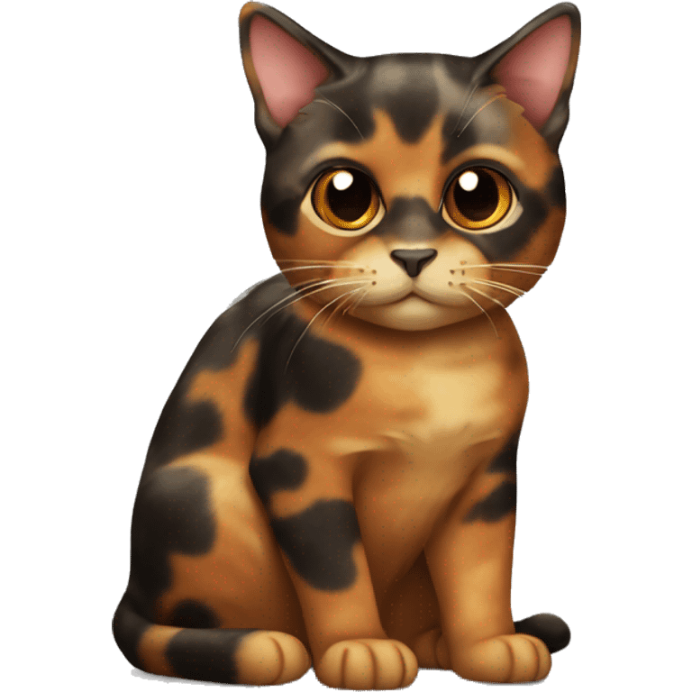 tortoiseshell cat  emoji