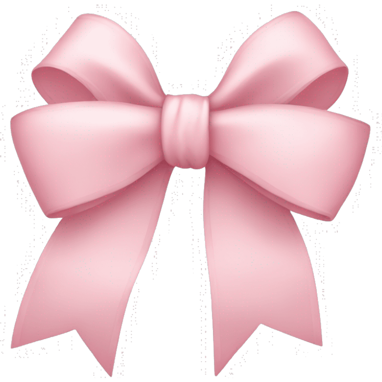 Light pink bow  emoji