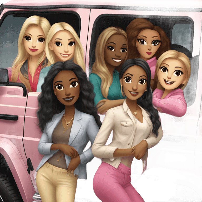 GWagon full of women emoji