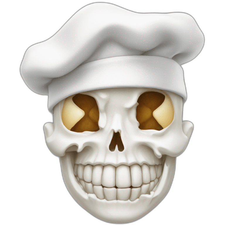 Skull chef’s kiss emoji