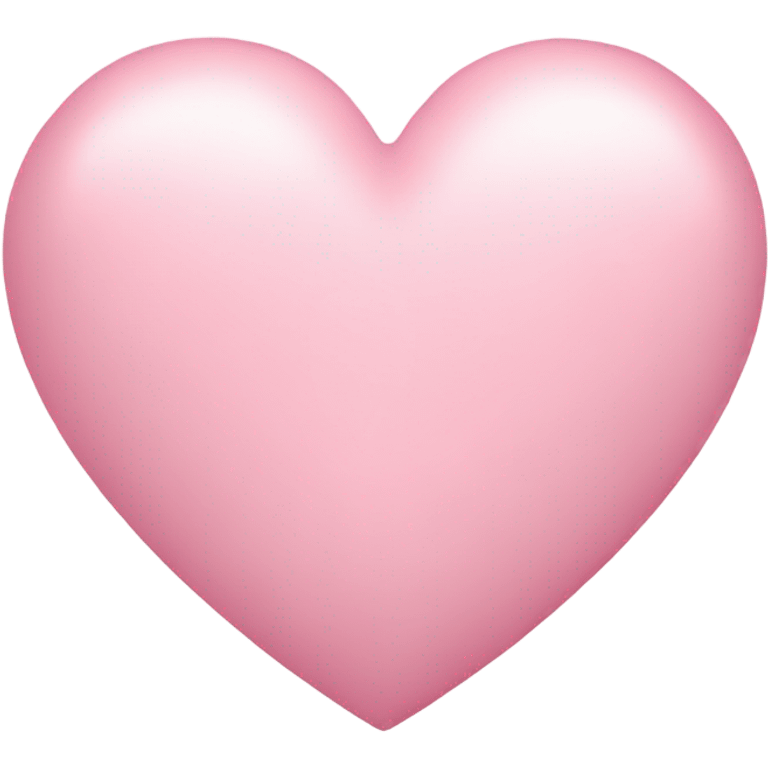 Pastel pink heart emoji