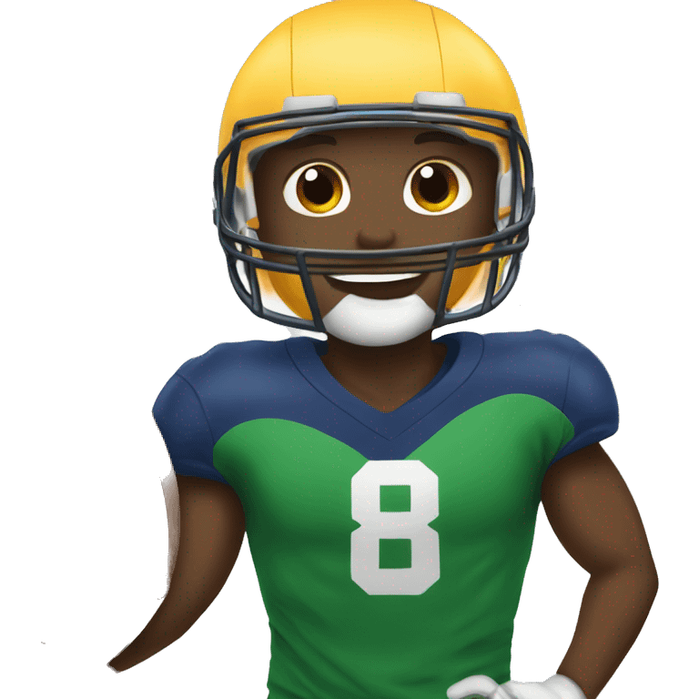 Flag football player  emoji