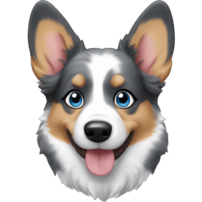 blue merle corgi emoji