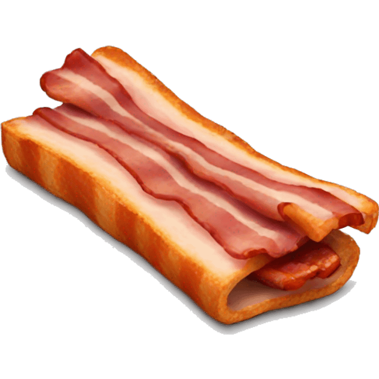 a little bacon strip emoji