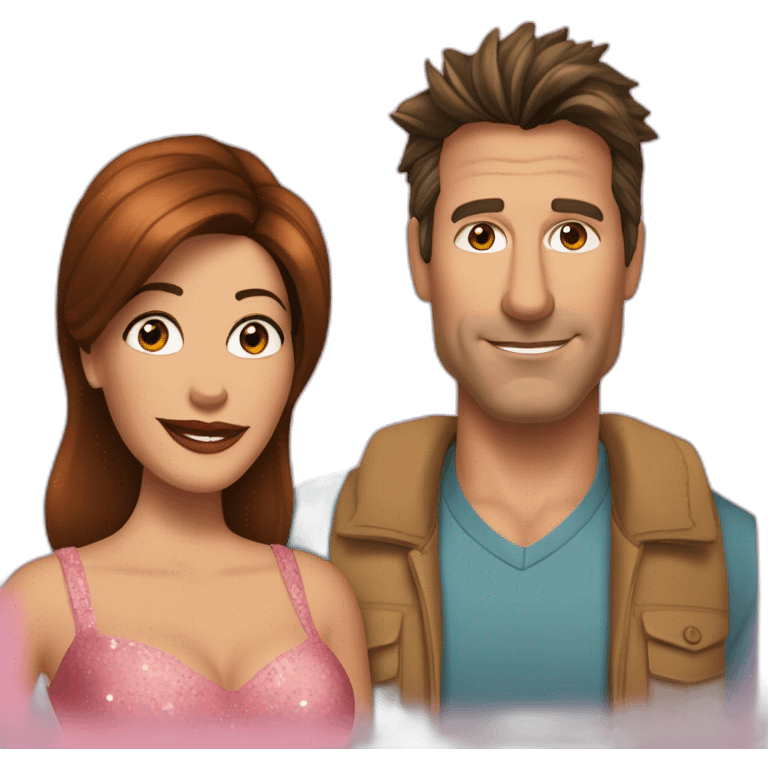 Susan et Mike Delfino avec les mêmes vêtements et même coiffure que dans la série Desperate Housewives  emoji