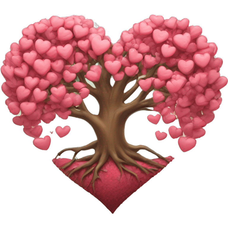 Heart tree emoji