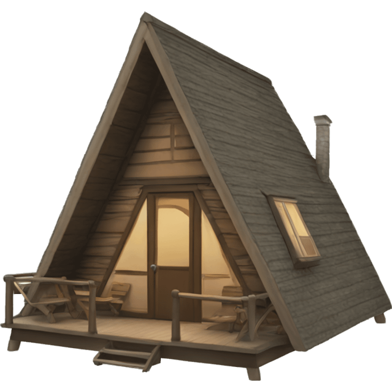 A-Frame Cabin emoji