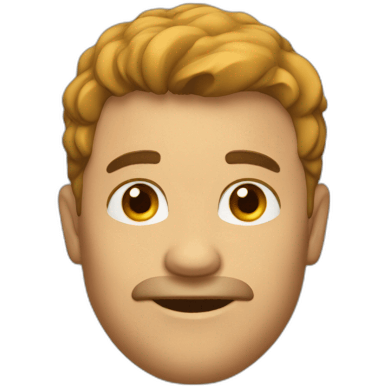 Homem calvo de 43 anos de idade emoji