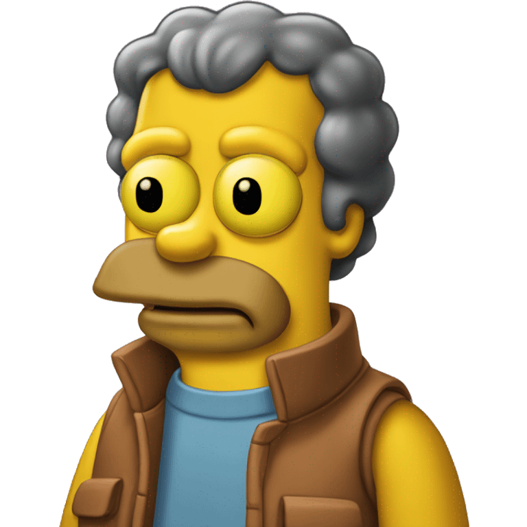 Personajes de los simpson homero  emoji