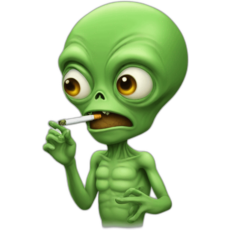 alien-smoking-cigarette emoji