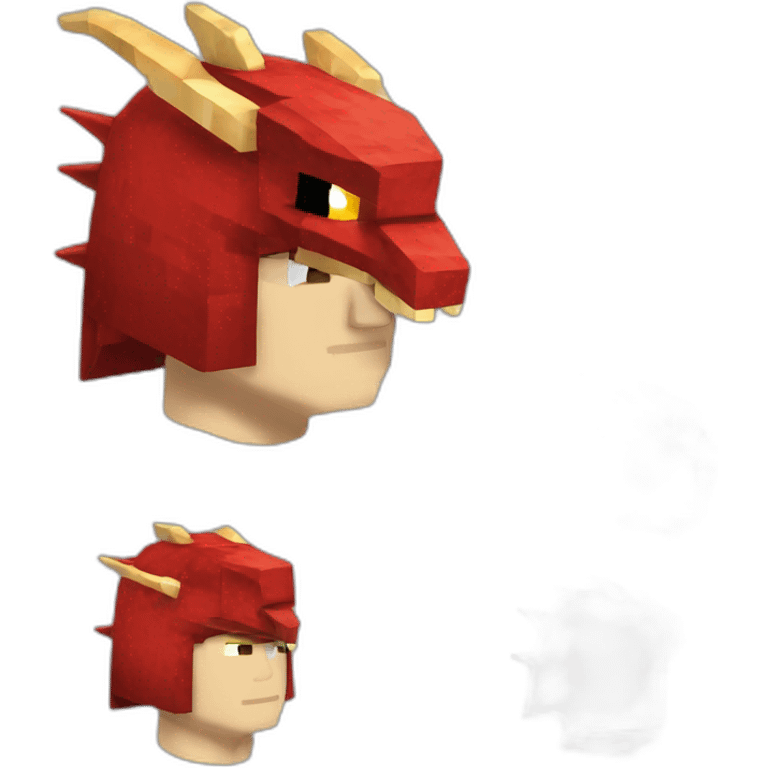 head hat crania lRed dragon Minecraft delegate emoji