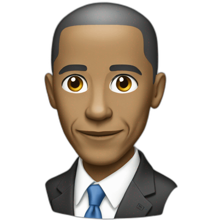 white Obama emoji