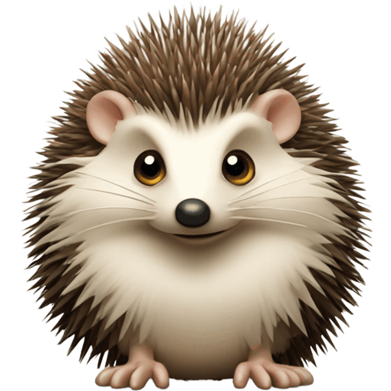 hedgehog makes a video emoji