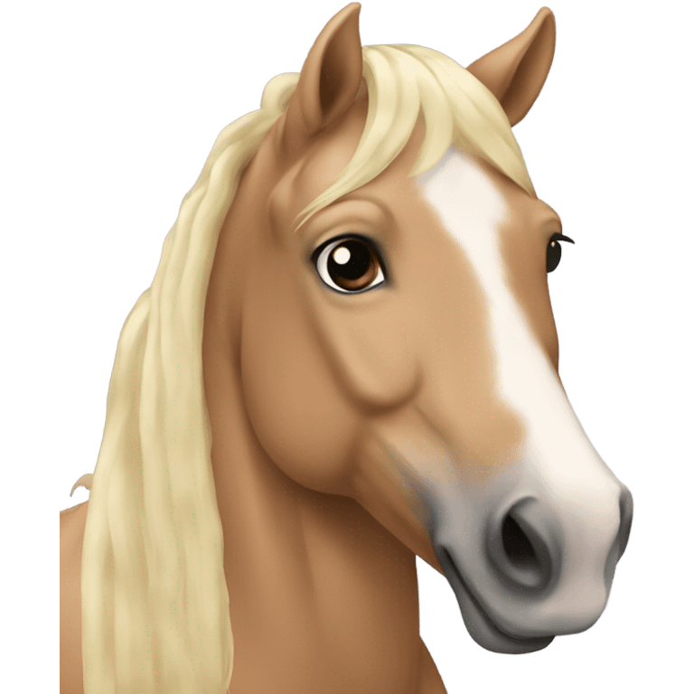 horse with blonde hair emoji