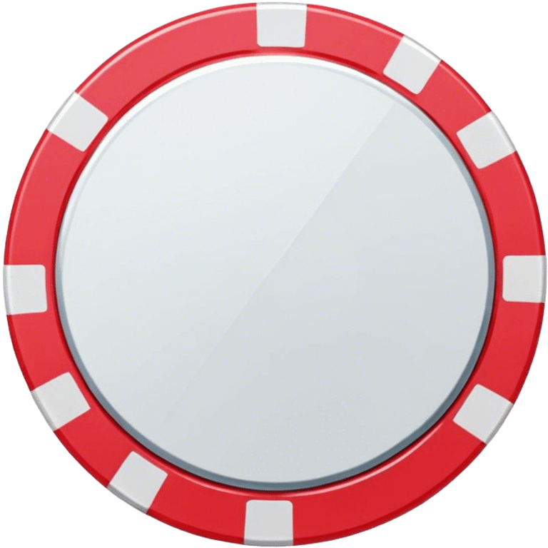 Poker chip emoji