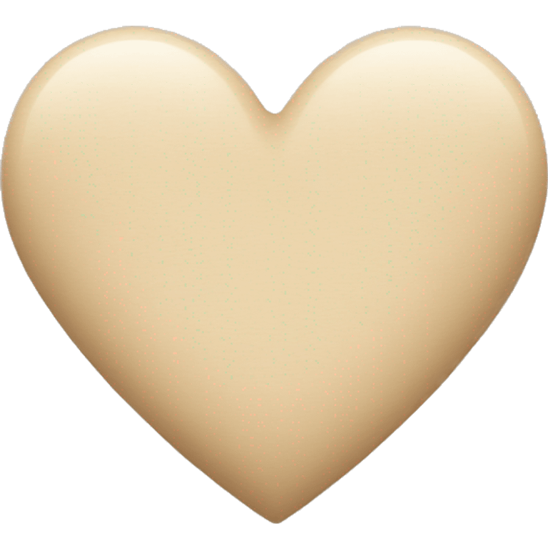 Beige Heart emoji