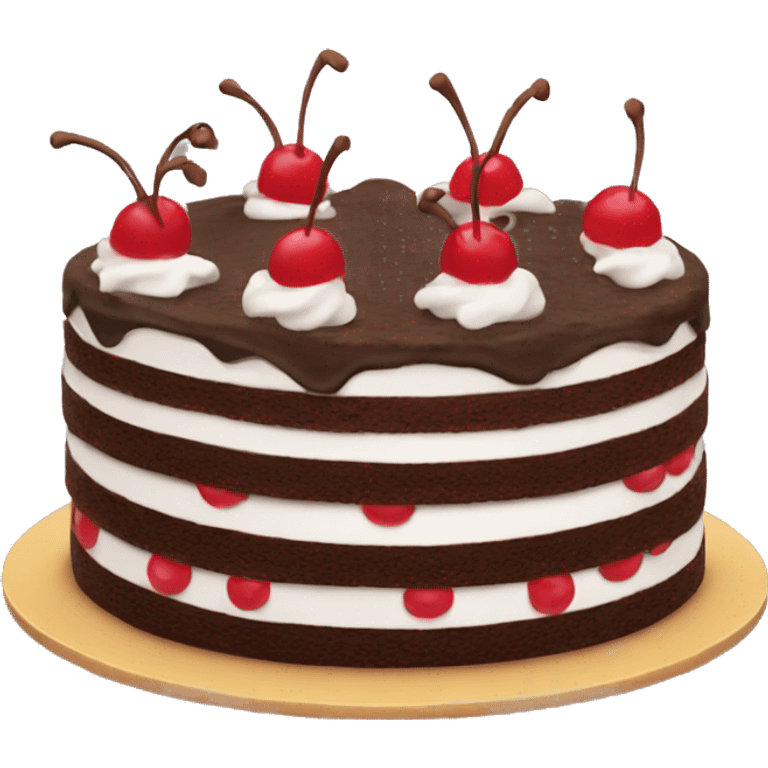 Black forest cake  emoji