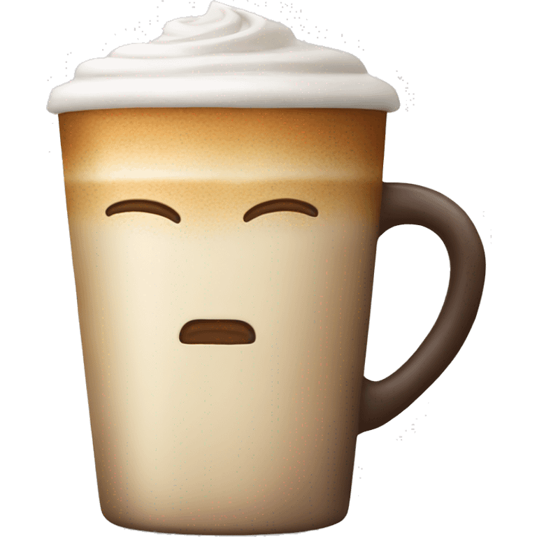 Latte coffee emoji