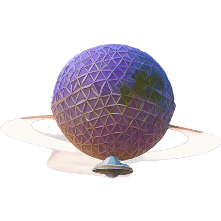 Epcots’s spaceship earth emoji