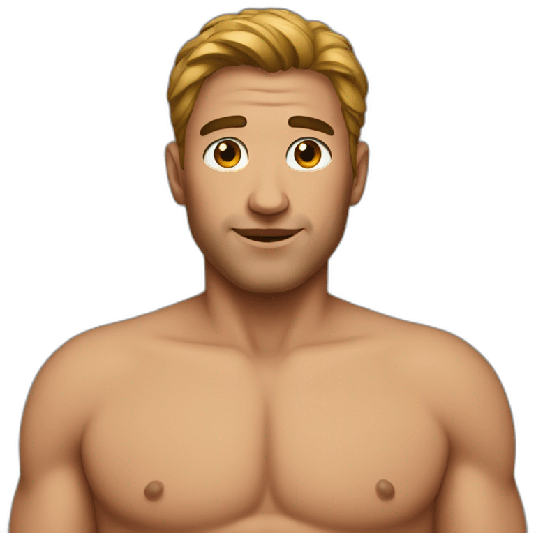 man boobs emoji