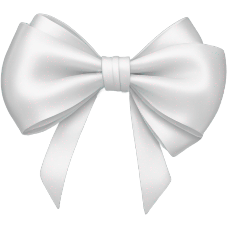 White bow emoji