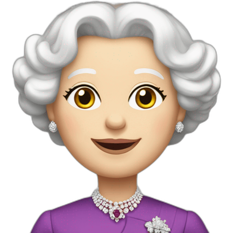 Queen Elisabeth II emoji