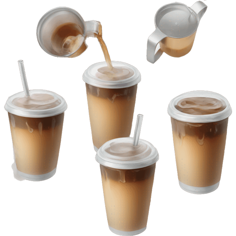 Iced coffee emoji