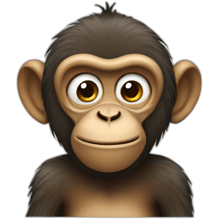 Silly monke emoji