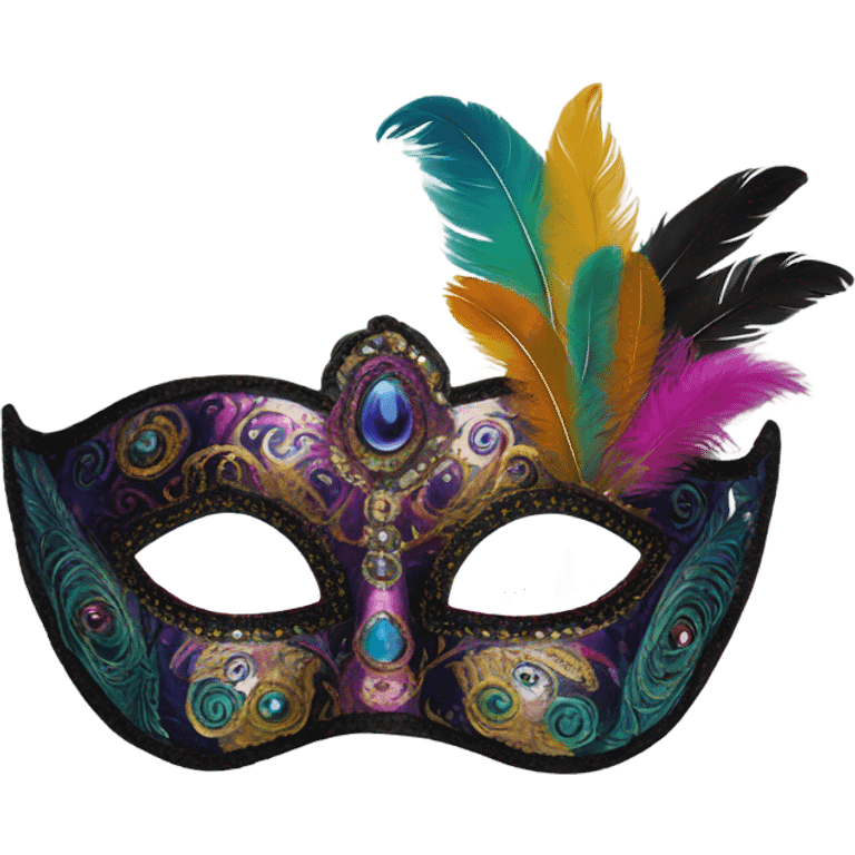 Masquerade eye mask emoji