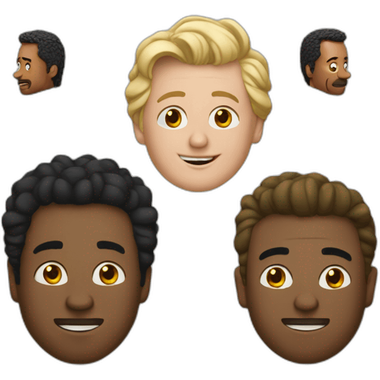 Michel,cave and clinton emoji