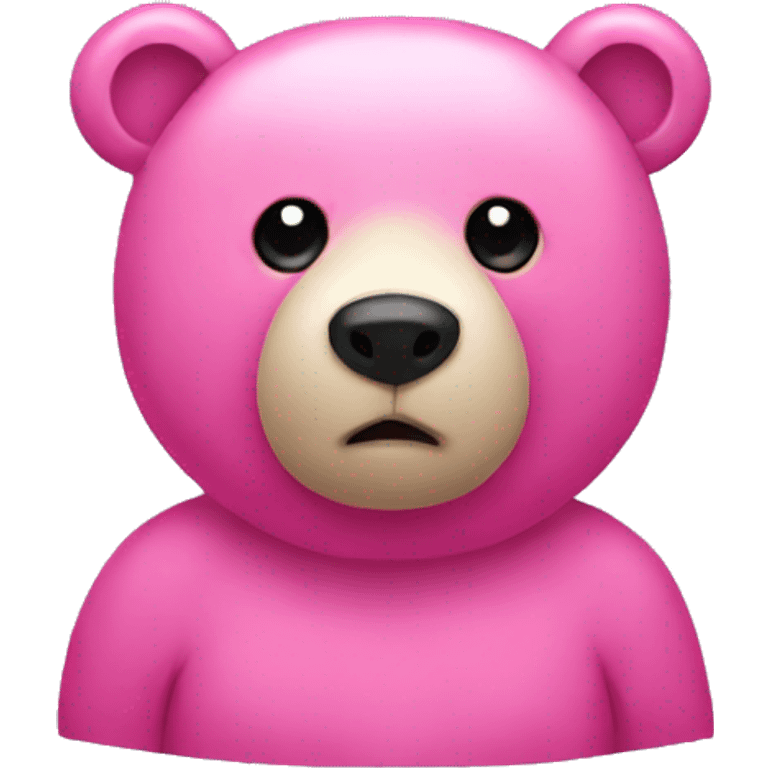 bear pink emoji