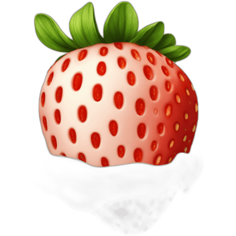 cream strawberry emoji