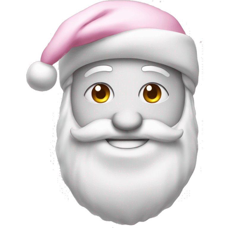 pink and white xmas emoji