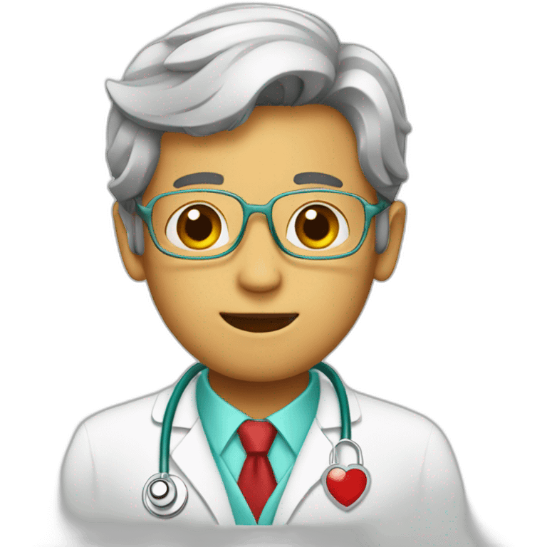 Doctor heart emoji