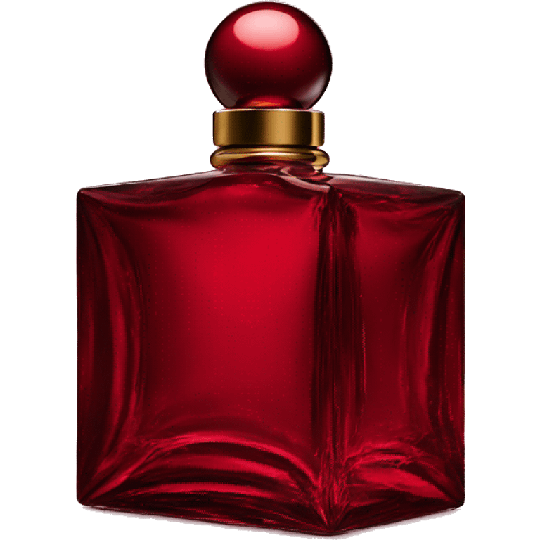 Iconic tom ford square Perfume bottle red emoji