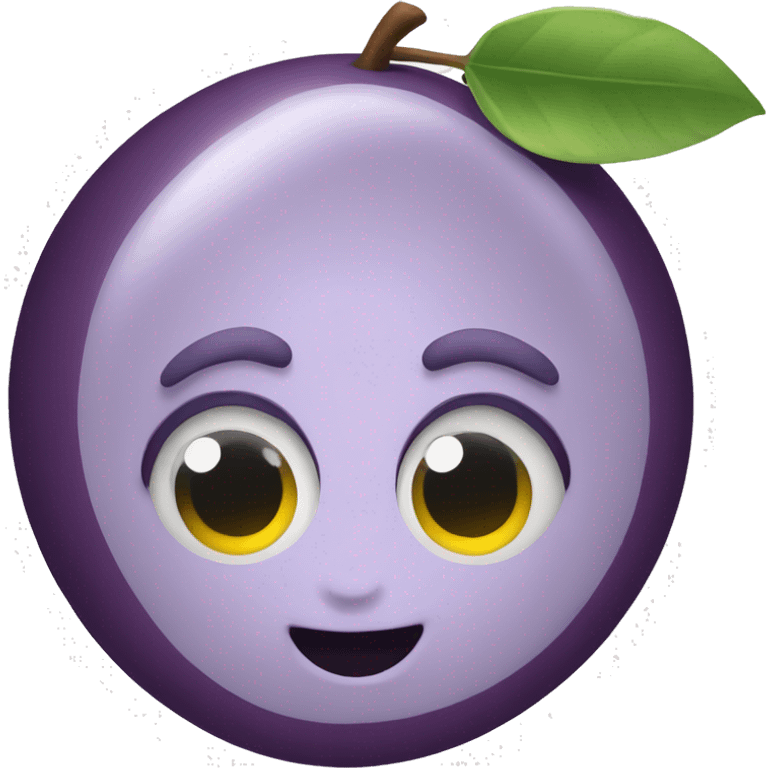 Plum emoji