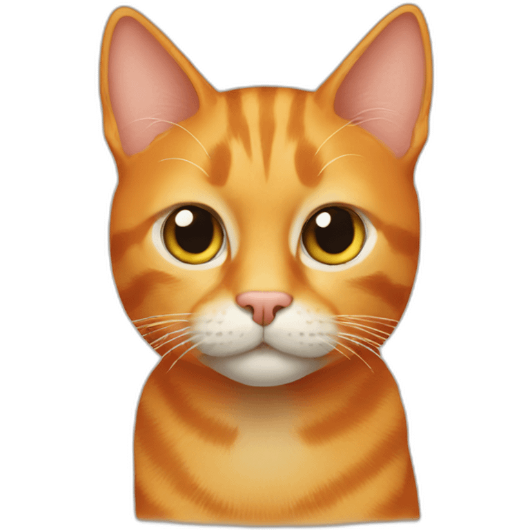 an orange tabby cat emoji