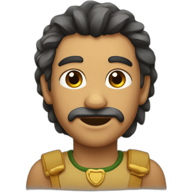 León con cara de humano emoji