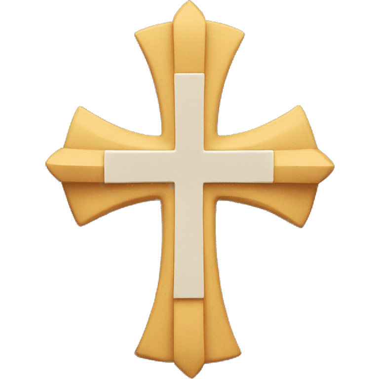 Folded cross han emoji