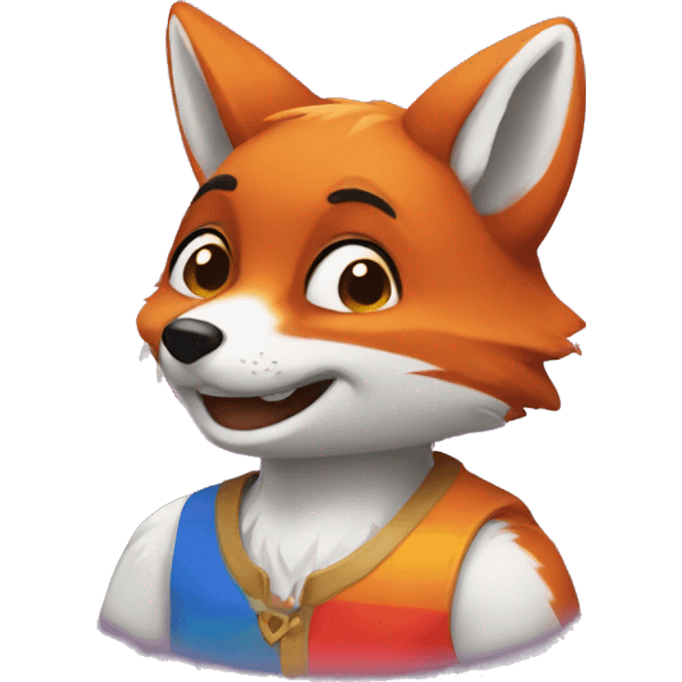 gay fox emoji