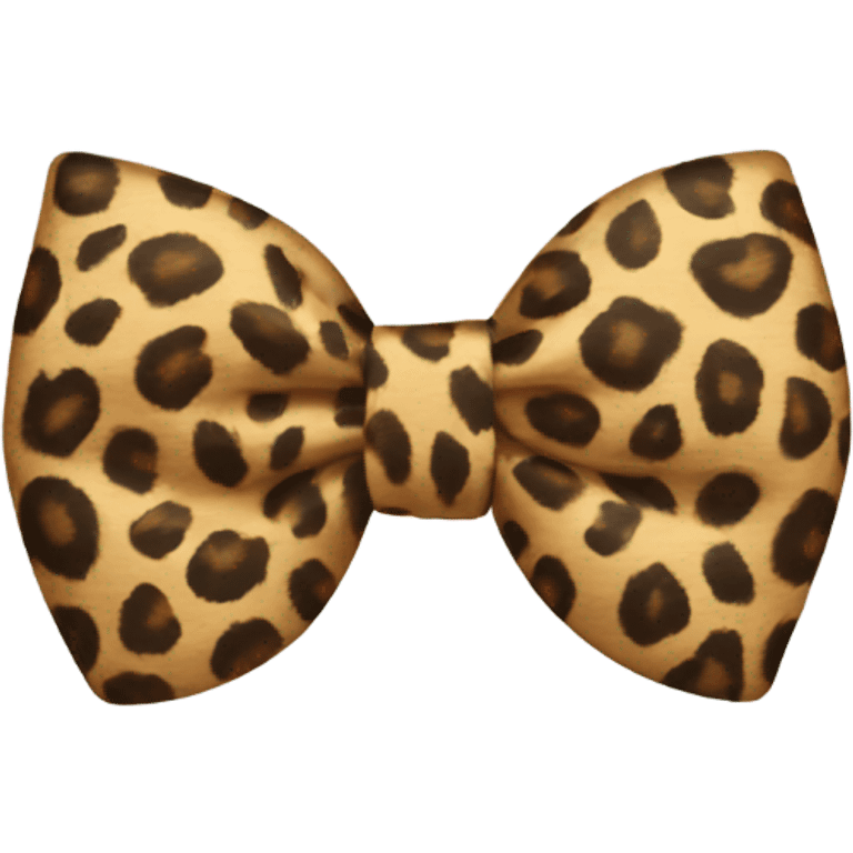 Leopard bow  emoji