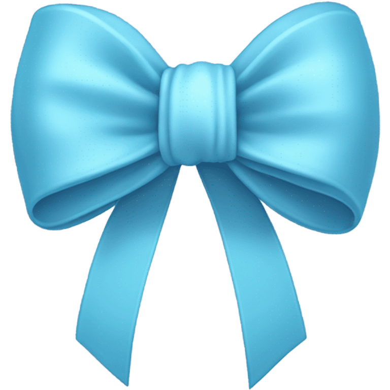 Light blue bow emoji