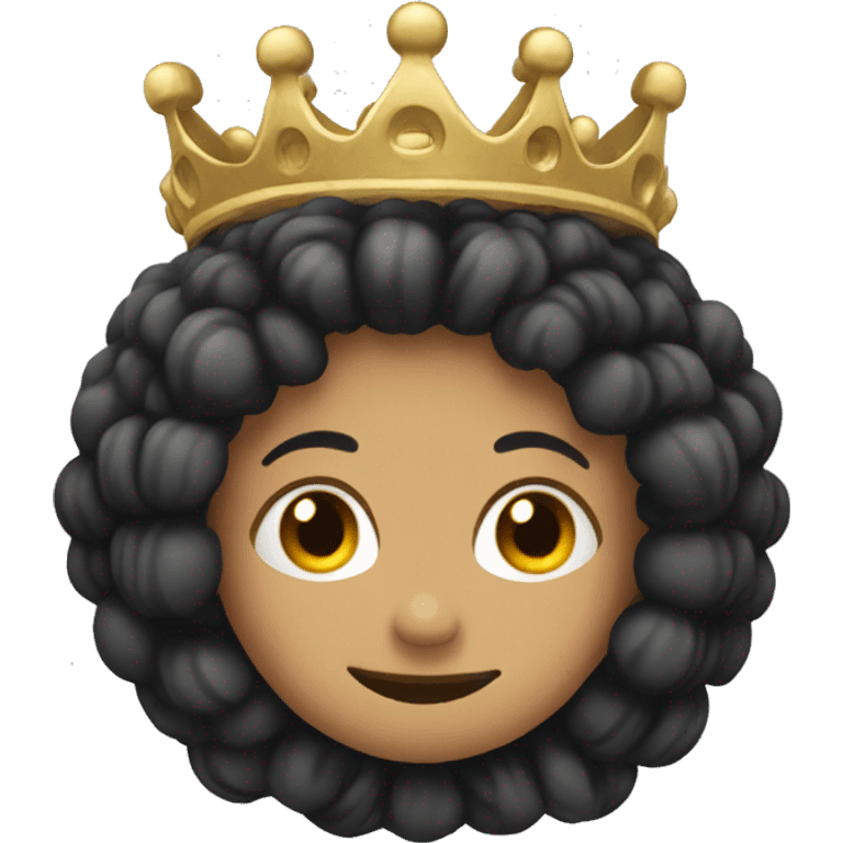 Couronne noir emoji