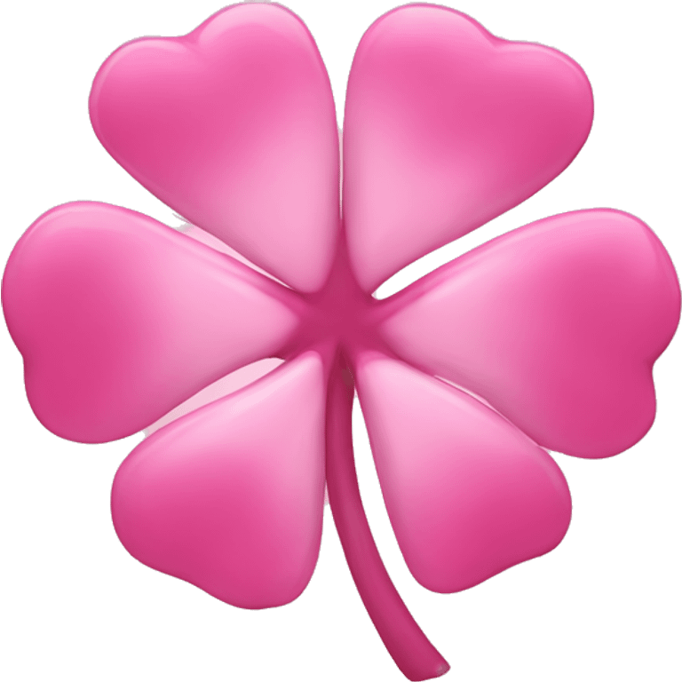 pink shamrock emoji