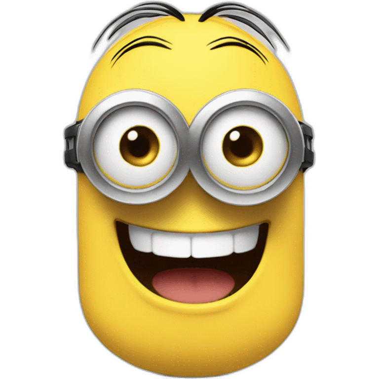 3 laughing minion emoji